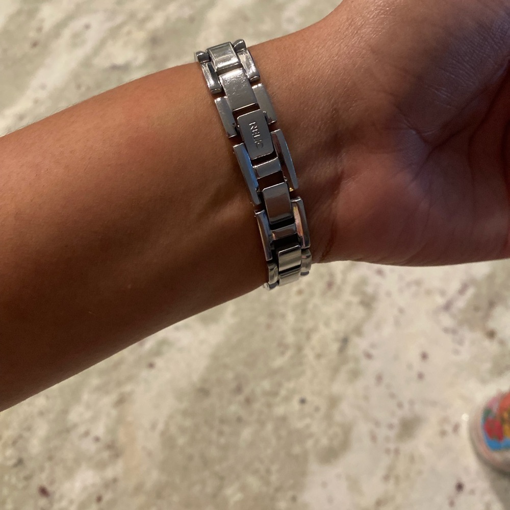 Relic-Silver Rectangular Wristwatch - Picture 4 of 4
